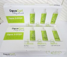 2 DevaCurl 3-Step Introductory Travel Kit No-Poo-One Condition-Defining Gel