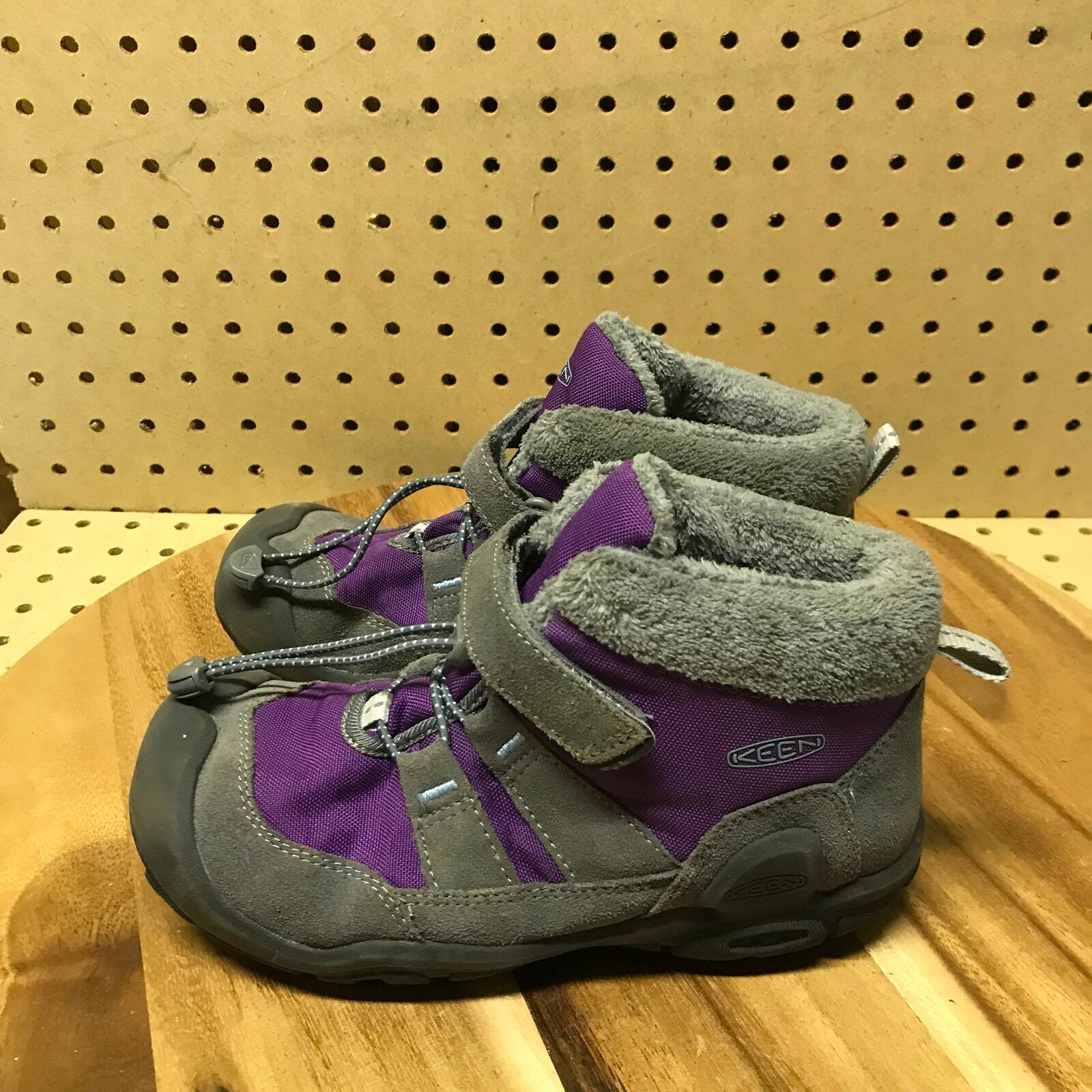Scarpe da trekking Keen Targhee giovanili taglia 3 viola grigio stringate metà top