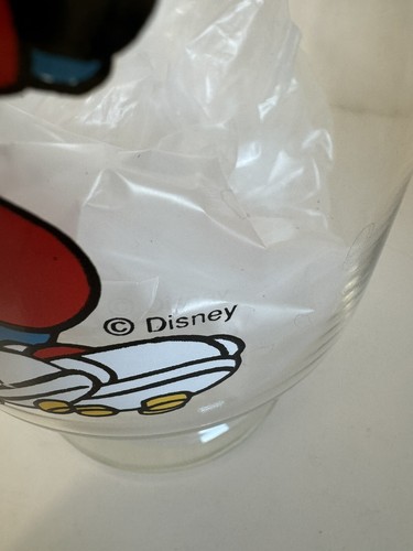 Disney Mickey Mouse Playing Baseball Large 30oz. Pedestal GLASS - Picture 5 of 5
