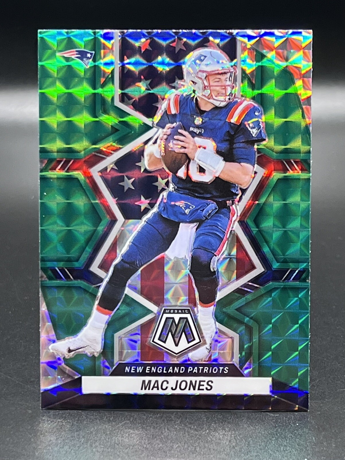 2022+Panini+Mosaic++National+Pride+Mosaic+Prizm+23266+Mac+Jones for