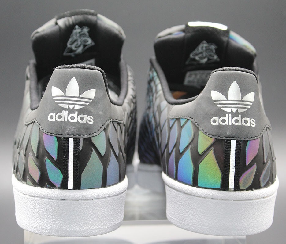 Adidas Superstar Xeno 2015 Men's Size 10.5 Black Reflective