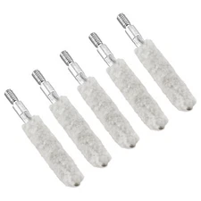Pistol .357 Caliber 8x32 Thread Gun Cleaning Bore Cotton Mop Brush Set