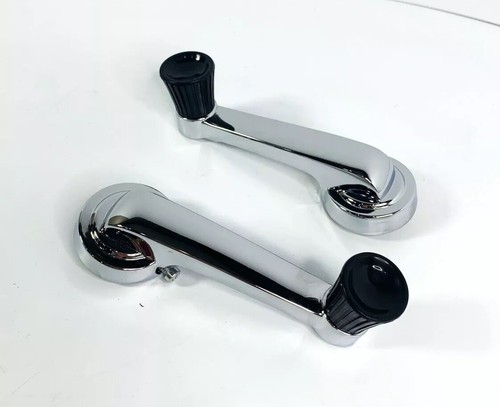 Pair Door Window Crank Handles For 1957-1966 Ford Truck & 1966 Bronco - Picture 2 of 7