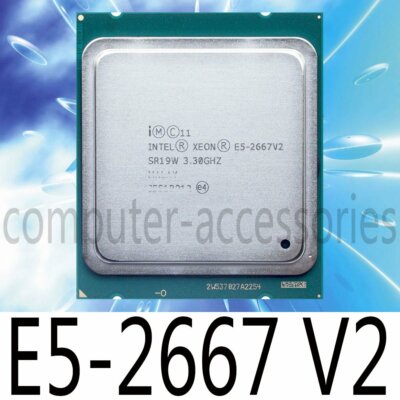Intel Xeon E5-2667 V2 E5-2667V2 3.3GHz 8-Core 25MB LGA2011 CPU Processor