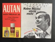 Werbeplakat Werbeaufsteller Autan wehrt M&uuml;cken ab Werbung