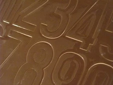 TEXAS LONGHORNS Football Helmet Numbers Decals 3" Inch FULL Size 3M 20MIL