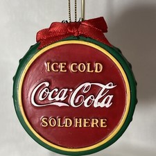 Coca-Cola Bottle Cap Christmas Vintage Collectible Ornament