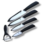 S-HubOla Keramik Messer Set 5Tlg. Kochmesser Allzweck Profi Scharf Küchenmesser