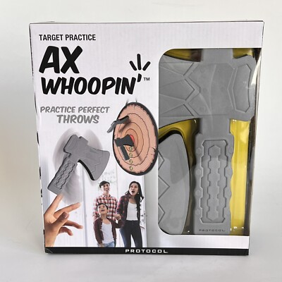Protocol Ax Whoopin  Target Practice Game Ax Throwing New Unopened Box