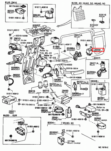 Genuine Toyota LandCruiser HJ47 HJ45 Starter Relay - Picture 8 of 20