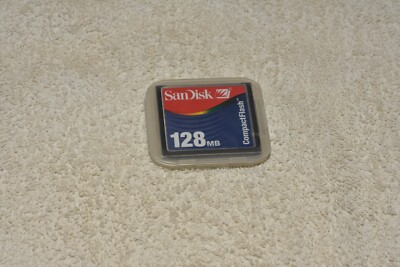 SanDisk 128MB CompactFlash I Card - Retail - SDCFB-128-768