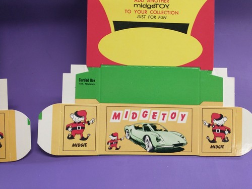 VINTAGE MIDGETOY TOY BOX CARS MIDGETOY 2 BOXES IN TOTAL NEAR MINT READ - Picture 8 of 11