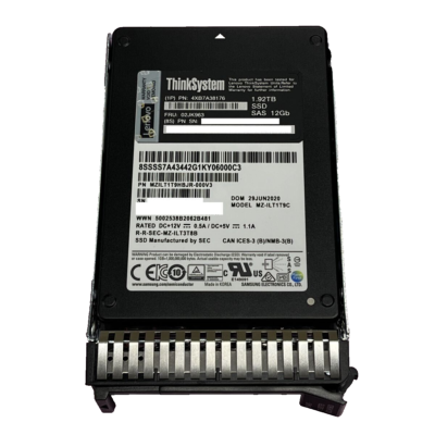 Lenovo 4XB7A38176 02JK963 ThinkSystem 1.92TB SAS 12Gb Enterprise