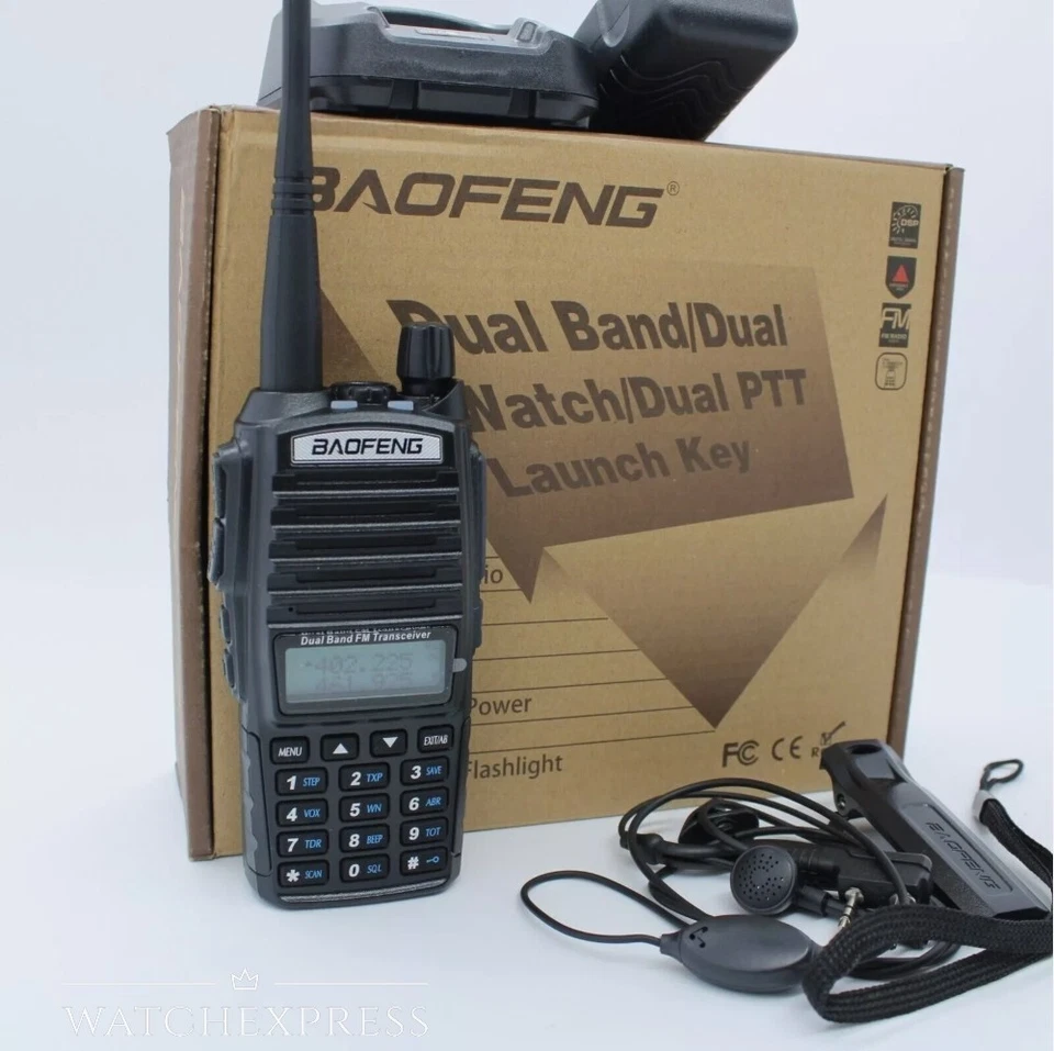 RADIO BAOFENG 10W UV-82 RICETRASMITTENTE DUAL BAND Walkie Talkie 10000 MAH