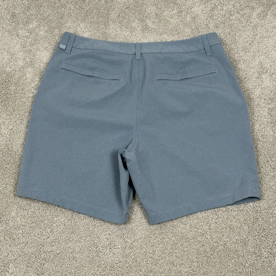 Pantalones Cortos Lululemon ABC WovenAir Para Hombres 32 Azul 7" Entrepierna Golf Chino Calce Clásico Foto 3 de 4