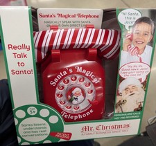   Mr. Christmas Santa  s Interactive Magical Telephone New In Box          