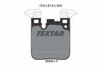 1 X Bremsbelagsatz BremsbeläGe Textar 2502901 FüR BMW 3Er