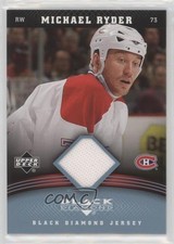 2006-07 Upper Deck Black Diamond Jersey Michael Ryder #J-RY 11z6