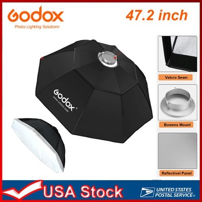 US Godox 120cm/47'' Octagonal Softbox Bowens Mount Compatible for LED,Monolight