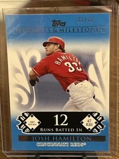 2008 Topps Moments & Milestones Josh Hamilton /10 #117-12 Reds Rangers Rays