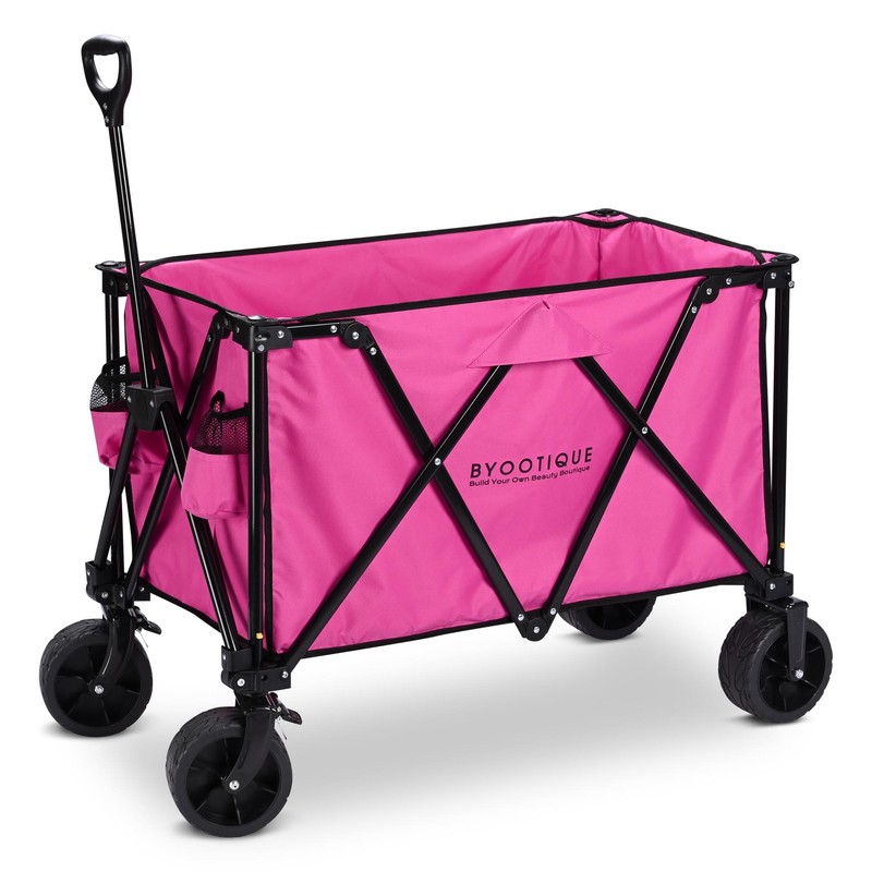 Byootique 225L Large Capacity Folding Wagon Collapsible Cart for Wedding