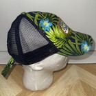 Polo Ralph Lauren Tropical Floral Patch Trucker Strap Blue Hat Rare Cap — photo 6