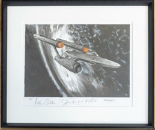 ROBERT BAILEY PENCIL DRAWING ‘TO SEEK OUT’ SIGNED BY WILLIAM SHATNER