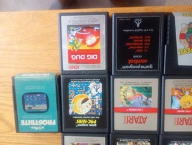 Atari Video Game Console System with storage case