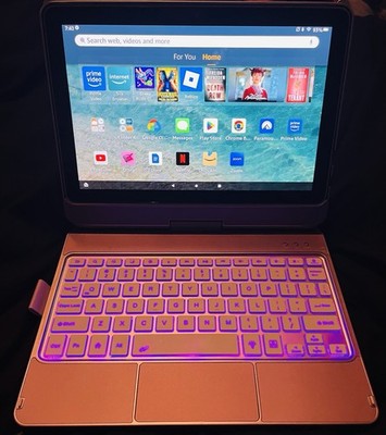 Amazon Fire HD tablet INCLUDES keyboard shell W/case NEW CONDITION!!!  