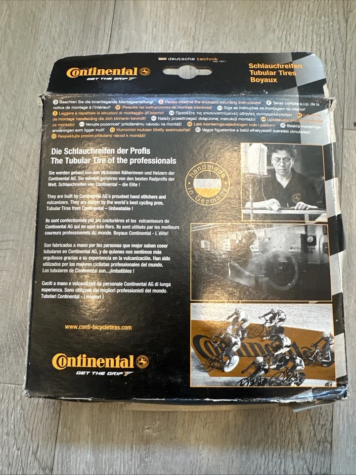 NEW CONTINENTAL SPRINTER BLACK CHILI Tubular Tire Black Chili 28" 700x22MM TRACK - Image 2 of 3