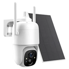 Security Cameras Wireless Outdoor, 2K 3MP Pan Tilt 355° View IP65 Waterproof Rec