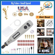 Cordless Rotary Tool Kit 3.7V Lithium Ion 42 Accessories Polishing Engraving