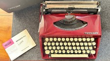 Tippa S Schreibmaschine rot - voll funktionsf&auml;hig