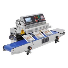 Automatic Continuous Band Sealer with Inkjet Printing Film Bag Sealing Machine