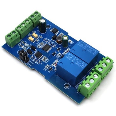 2X(7-24 V 2-Kanal-Relaismodul-Schalter Modbus RTU RS485/TTL-Kommunikationse8750