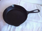 Vintage Wagner Ware Sidney-0-3D Very Rare Early Logo  Cast Iron Skillet