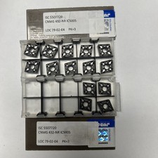 Iscar Qty 14 Carbide Inserts Cnmg 432-nr ic5005 Cnmg 120408-nr
