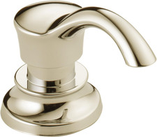 Stylish Polished Nickel Soap Dispenser - Durable Elegant Design