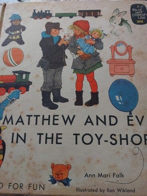 Matthew and Eva in in the Toy-Shopby Ann Mari FALK Ilon Wikland Vintage Reader