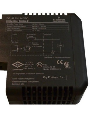 EMERSON VE4002S1T2B5 SPS-Modul, DELTAV .Discrete Output Card, 32 Channel.