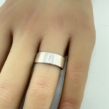 Vintage 925 Sterling Silver Classic Plain Band Ring Size 7.5 4.1g