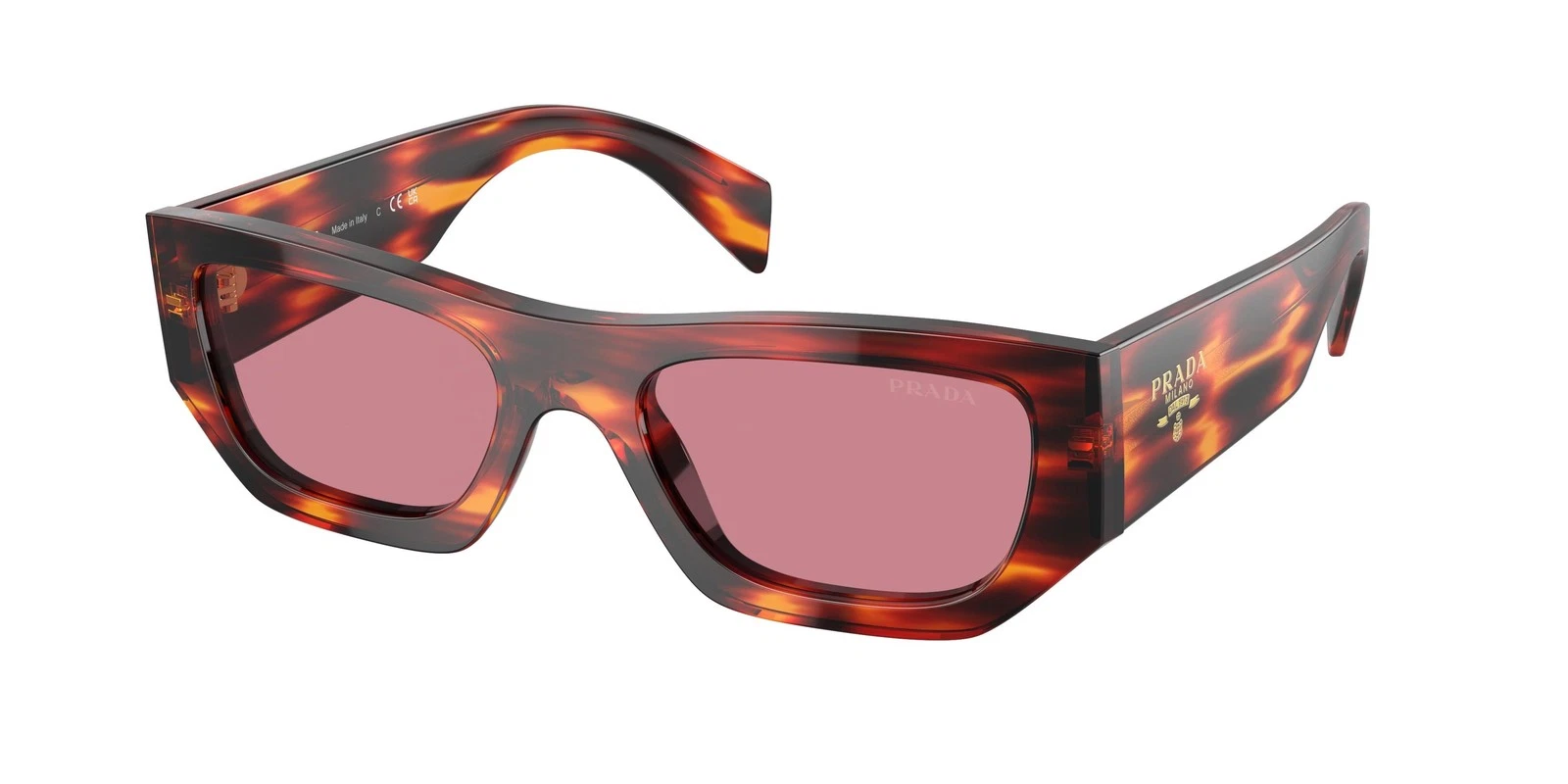 Prada — NEW Prada A01S Sunglasses 13O80B Red 100% AUTHENTIC