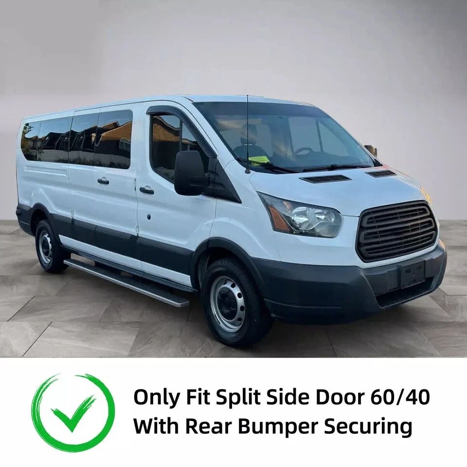 USA For Ford Transit 150 250 350 20-24 2PCS Left Rear Door Bumper KK4Z-16758-CC Foto 4 de 4