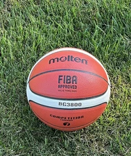 Molten B7G3800 Basketball Comp Leather FIBA  Size 7 - 29.5 BG3800 Series