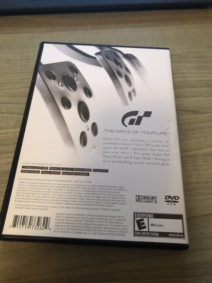 Grand Turismo 4 Driving Simulator (Sony Playstation 2 PS2) no Manual | TESTED - Image 2 of 3