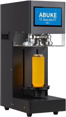 Automatic Touchscreen Can Sealing Machine with Height Detection - 55mm Compatibl