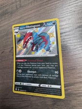 Galarian Obstagoon SV080/SV122 Shining Fates Shiny Vault Pokemon Card Holo LP