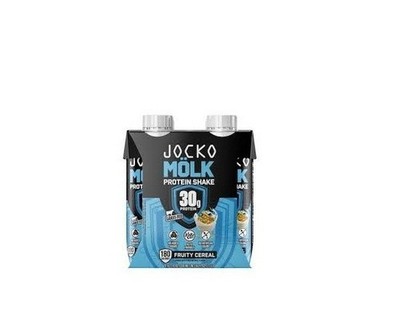 Jocko Molk Protein Shake, Fruity Cereal , 30g Protein, 11 fl oz, 4 Count
