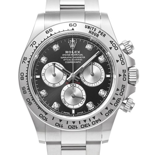 ROLEX Daytona Black x Steel Diamond 126509 #Mo003