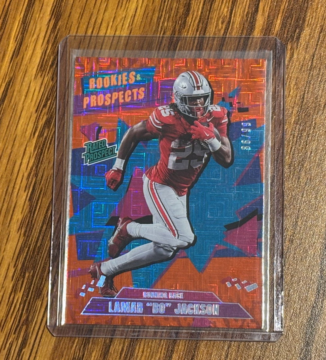 2026 PANINI DECADE 90s LAMAR BO JACKSON ROOKIES & PROSPECTS RED #144 #/99